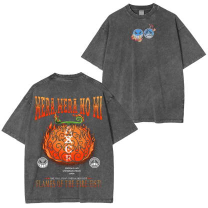 The Devil Fruit Vintage Unsiex Washed T-Shirt