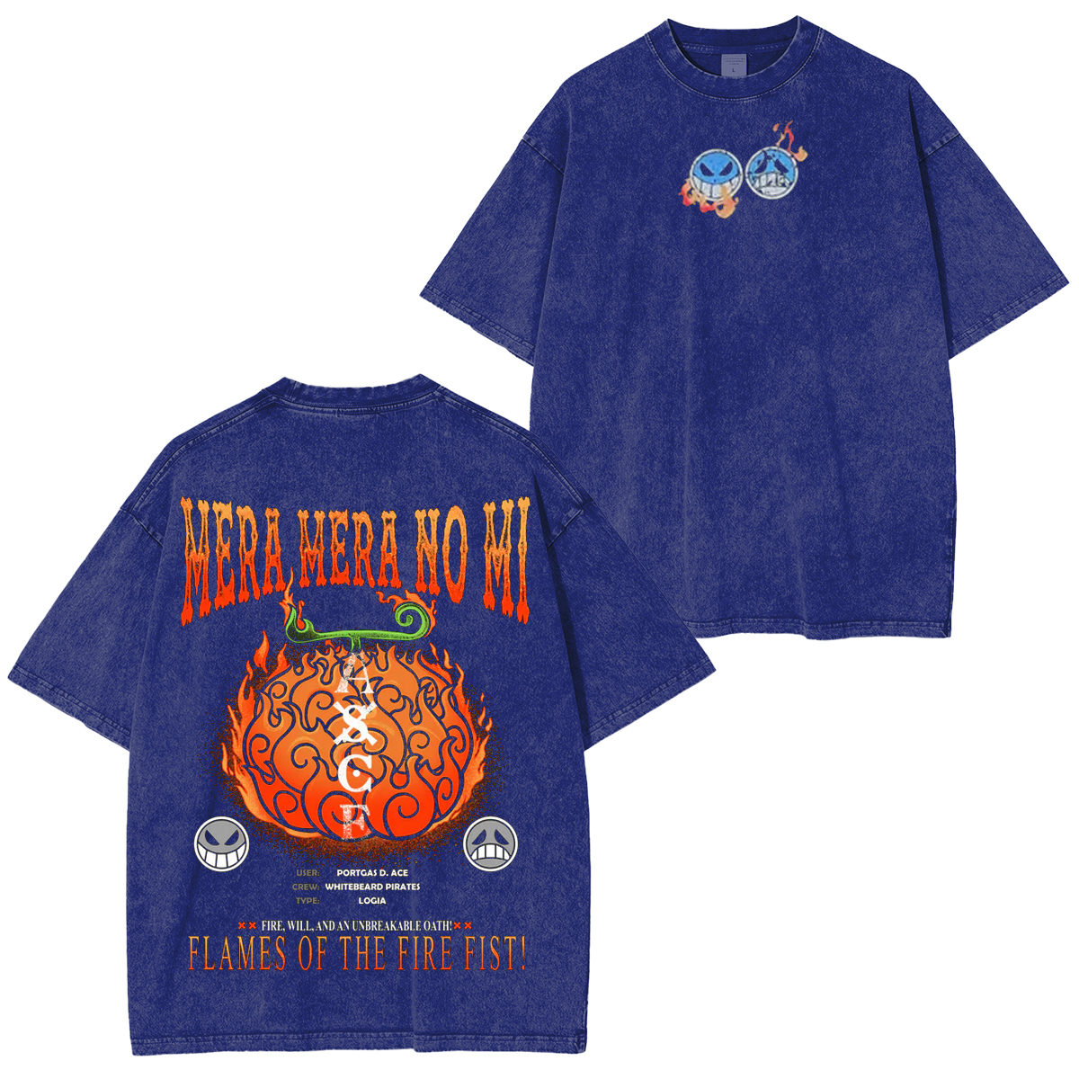 The Devil Fruit Vintage Unsiex Washed T-Shirt