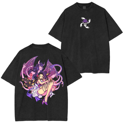 Nico Robin,One Piece  Anime Unsiex Washed T-Shirt