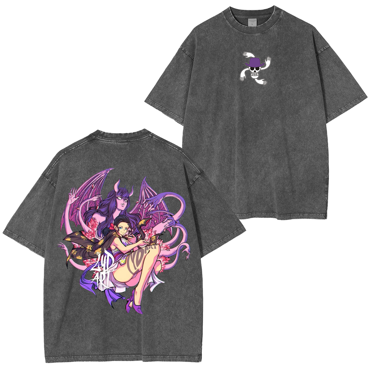 Nico Robin,One Piece  Anime Unsiex Washed T-Shirt