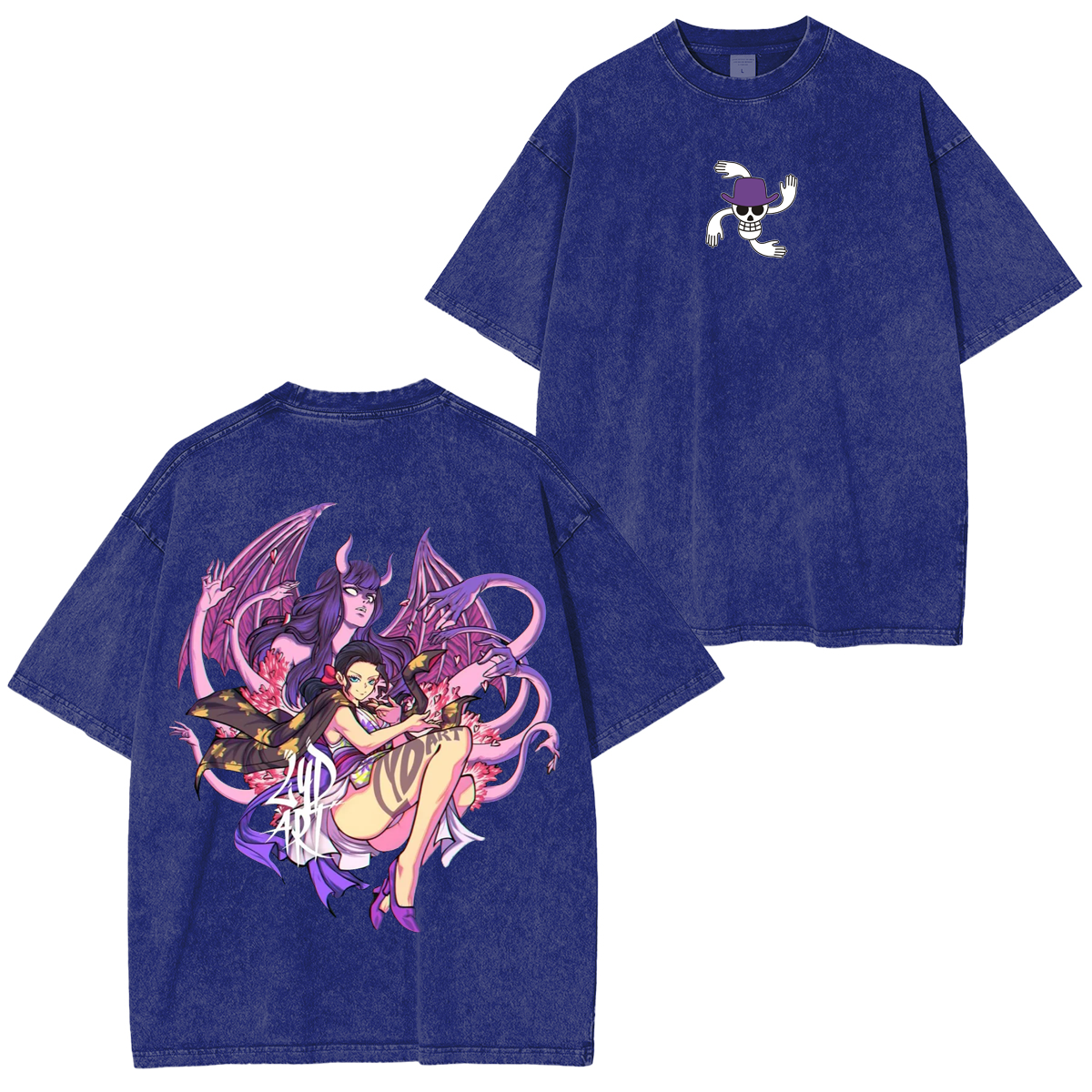Nico Robin,One Piece  Anime Unsiex Washed T-Shirt