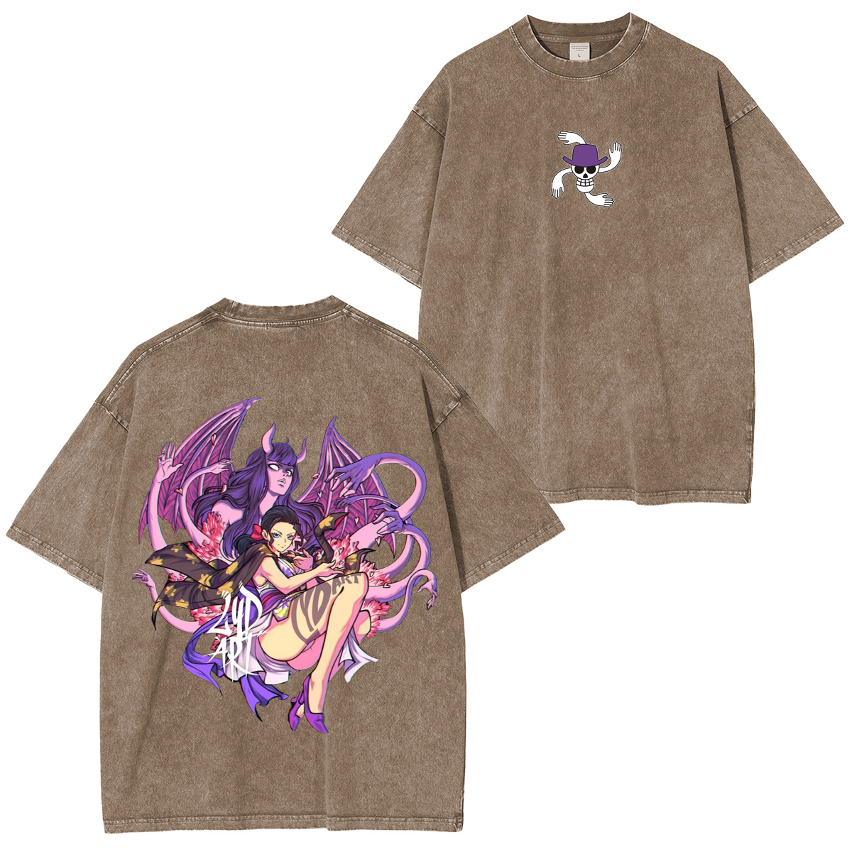 Nico Robin,One Piece  Anime Unsiex Washed T-Shirt