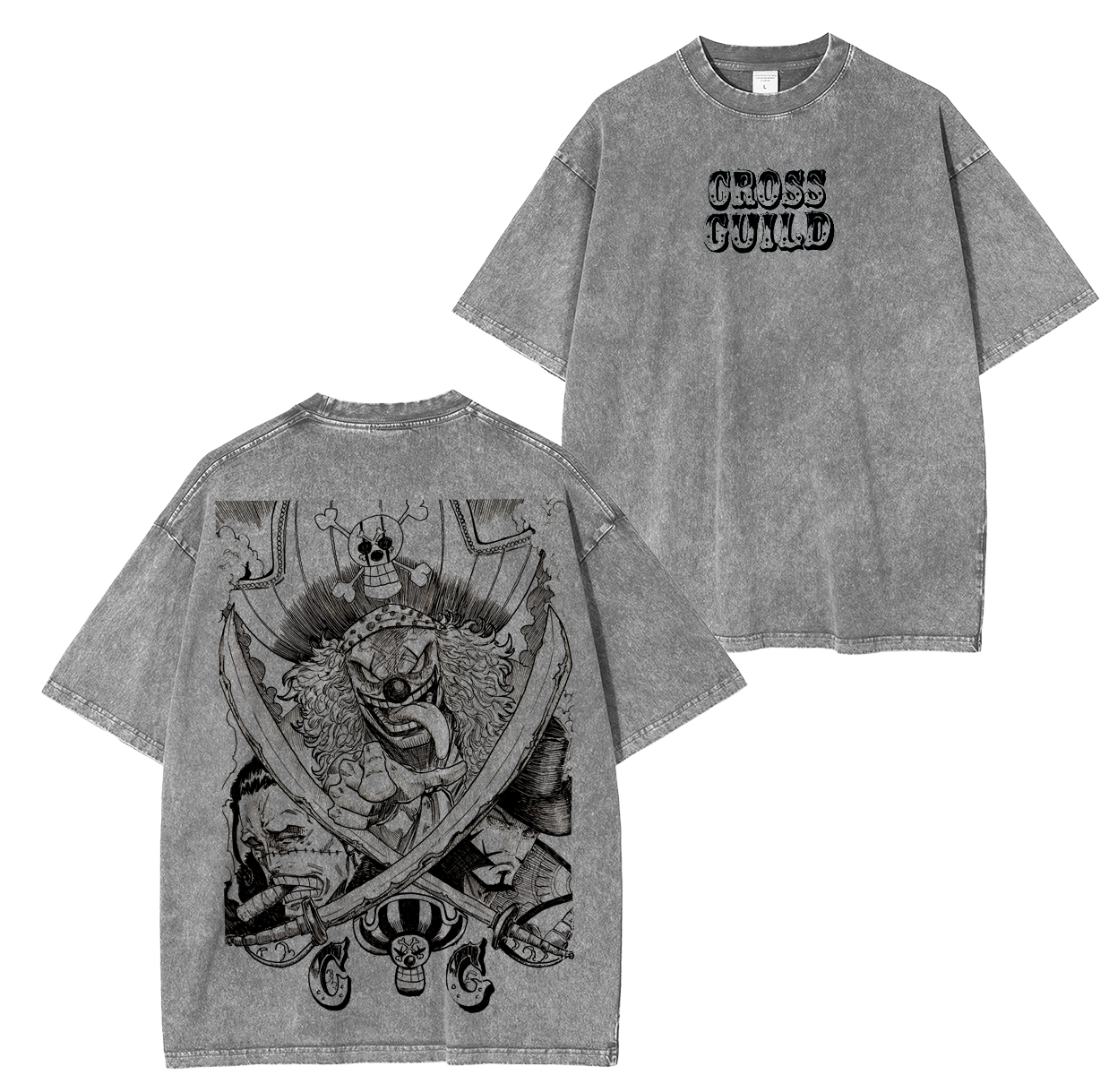 One Piece  Anime Unsiex Washed T-Shirt