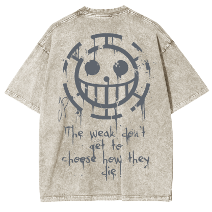 One Piece Anime Unisex Washed T-Shirt