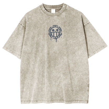 One Piece Anime Unisex Washed T-Shirt