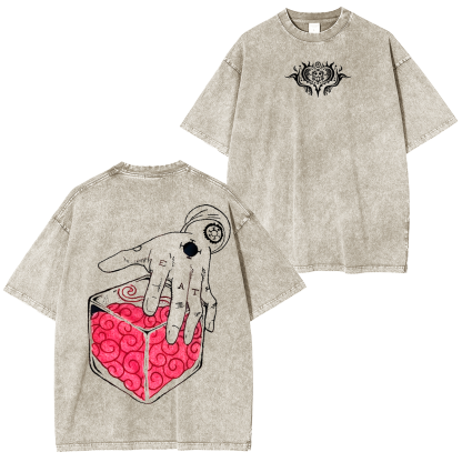 Trafalgar D. Water Law,One Piece Anime Unisex Washed T-Shirt