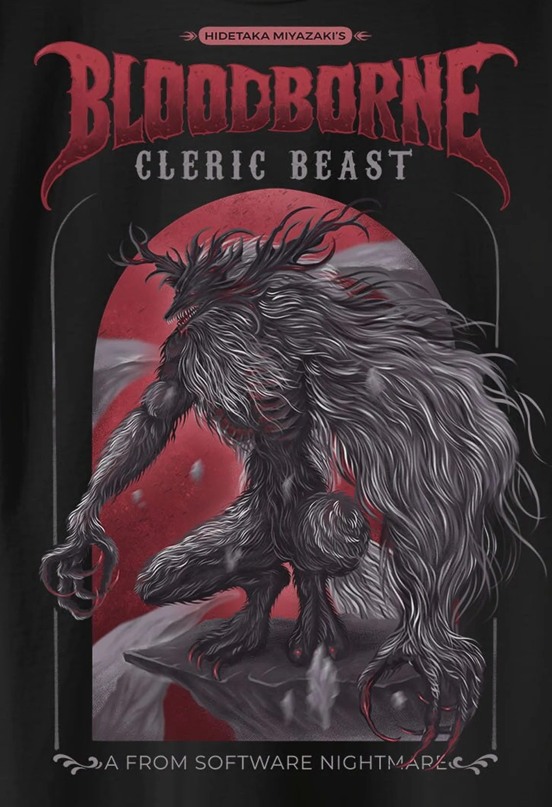 Bloodborne Cleric Beast Graphic  Tee/Sweatshirt/Hoodie