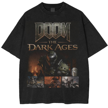 Doom: The Dark Ages Slayer Unisex Washed T-Shirt