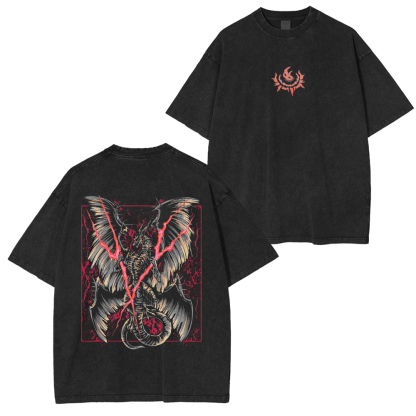 Drippy Souls Lichdragon Fortissax Unisex Washed T-Shirt