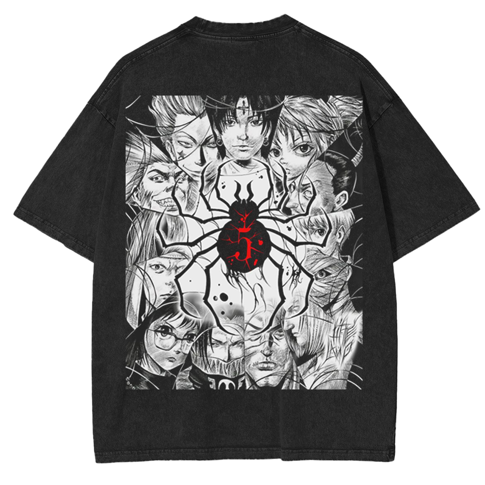 Hunter x Hunter Phantom Troupe Unisex Washed T-Shirt