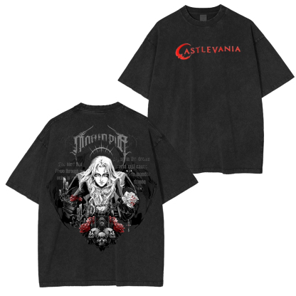 Castlevania Alucard Unisex Washed T-Shirt