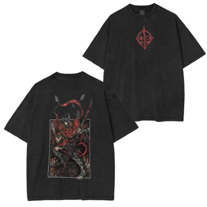 Messmer The Impaler edit Unisex Washed T-Shirt
