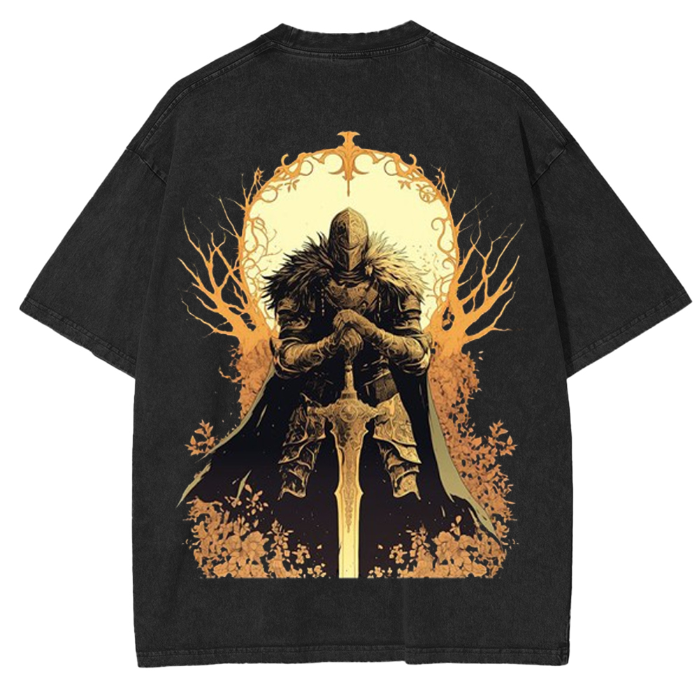 Elden Ring Vintage Unisex Washed T-Shirt