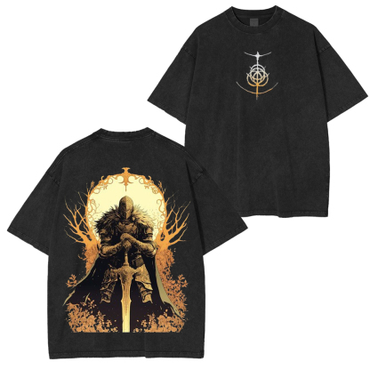 Elden Ring Vintage Unisex Washed T-Shirt