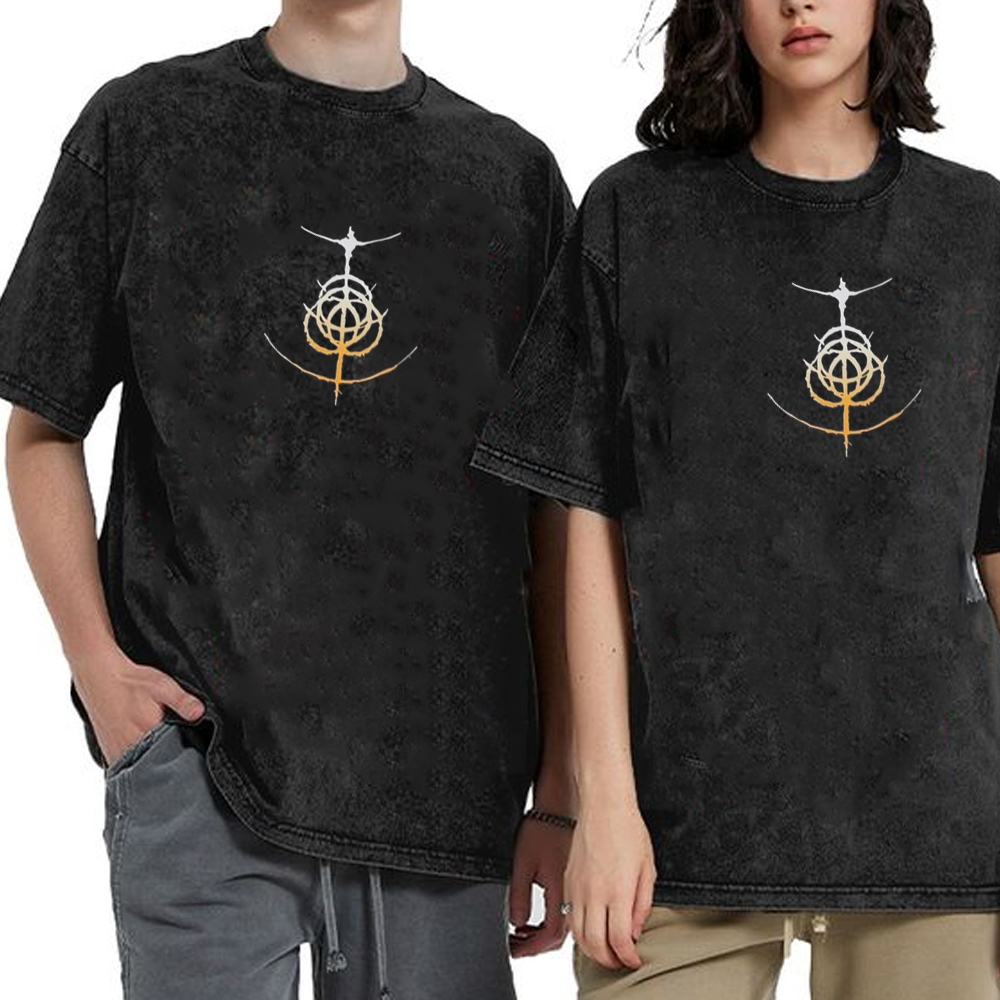 Elden Ring Vintage Unisex Washed T-Shirt