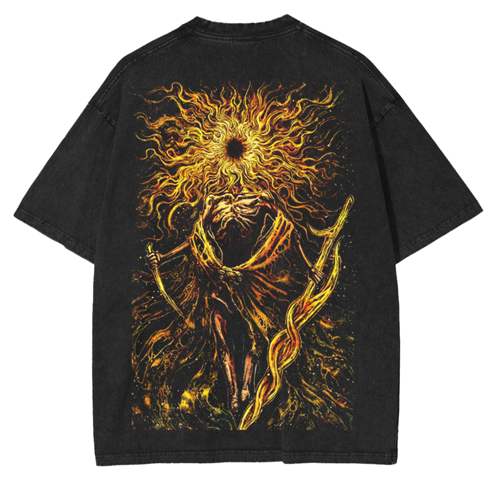 Midra, Lord of Frenzied Flame Vintage Unisex Washed T-Shirt