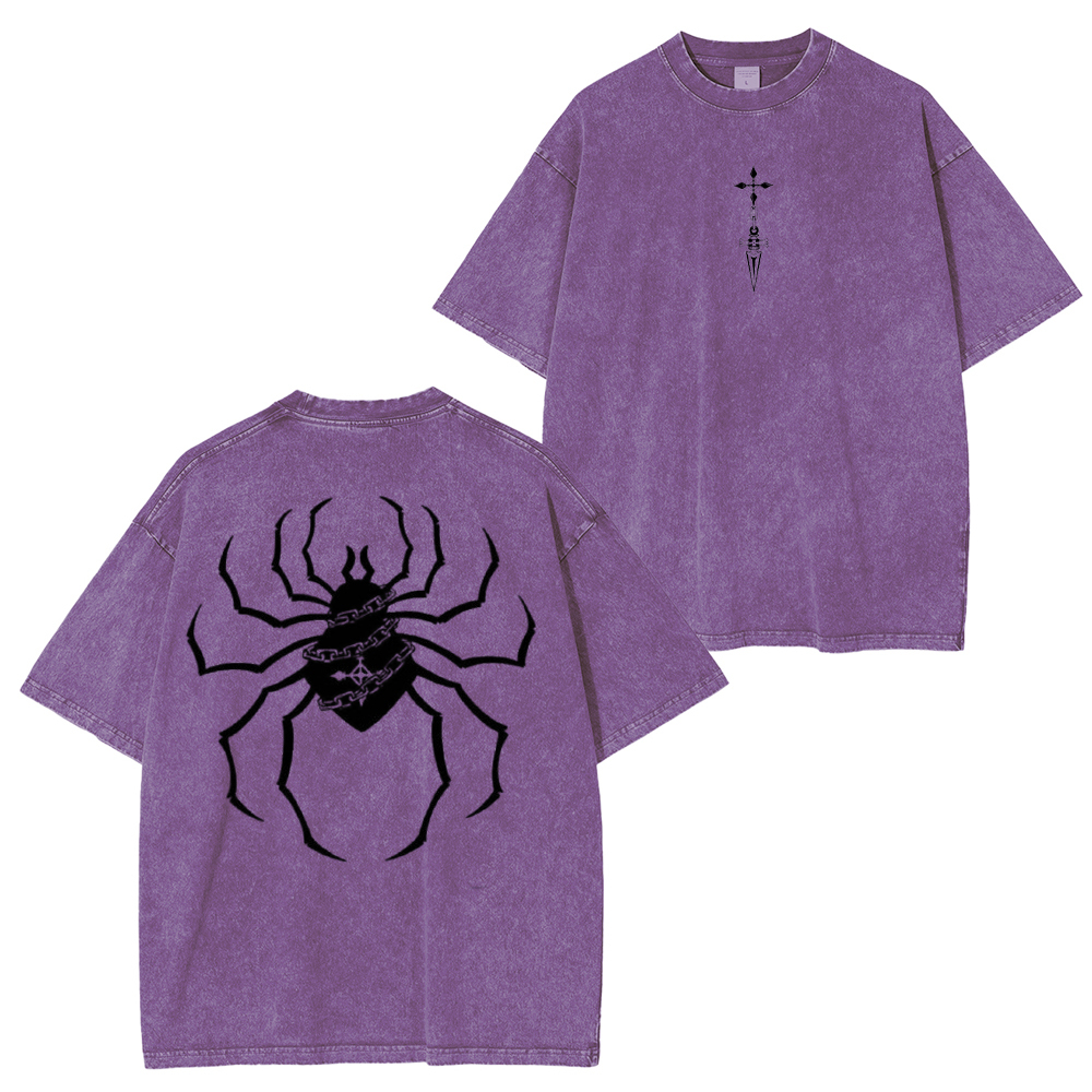 Hunter x Hunter Phantom Troupe Spiders Anime Manga Unisex Washed T-Shirt