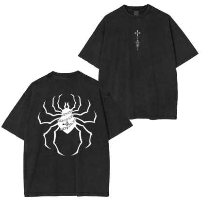 Hunter x Hunter Phantom Troupe Spiders Anime Manga Unisex Washed T-Shirt