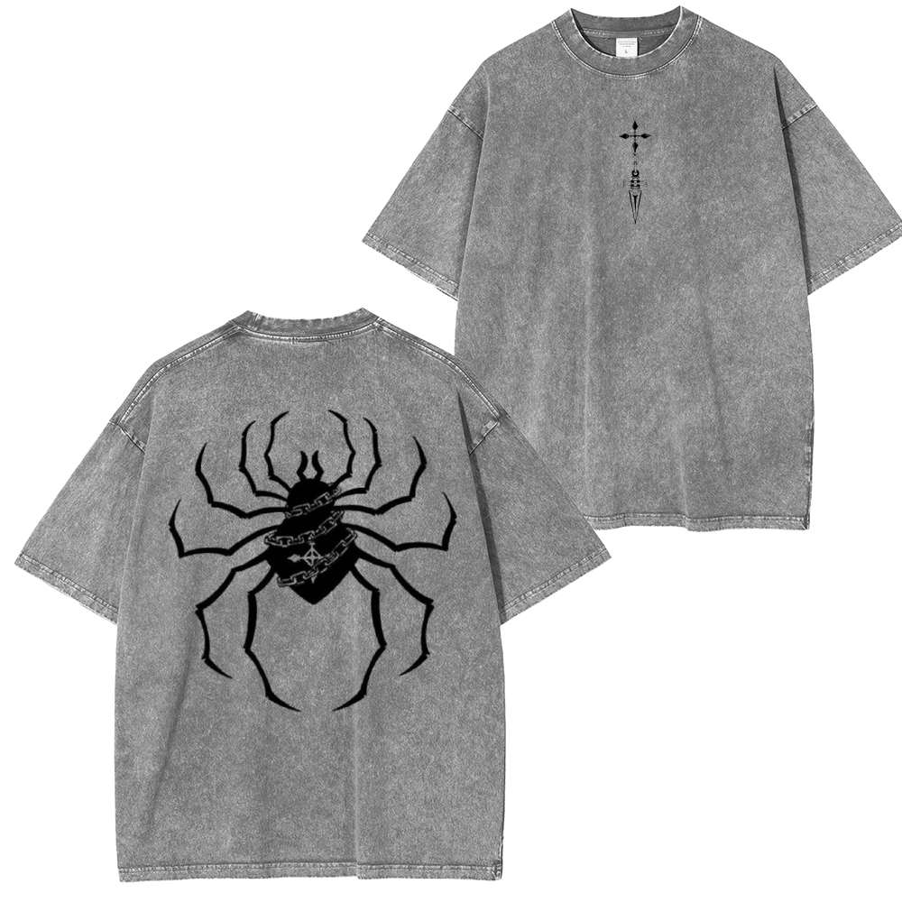 Hunter x Hunter Phantom Troupe Spiders Anime Manga Unisex Washed T-Shirt