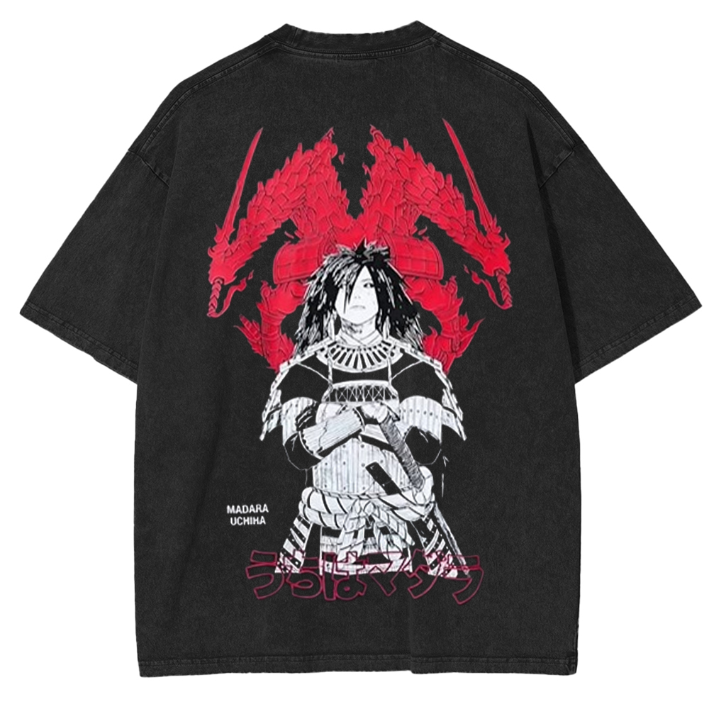 Wake up to reality Madara Uchiha Vintage Unisex Washed T-Shirt