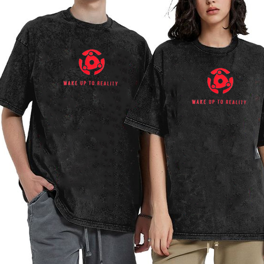 Wake up to reality Madara Uchiha Vintage Unisex Washed T-Shirt