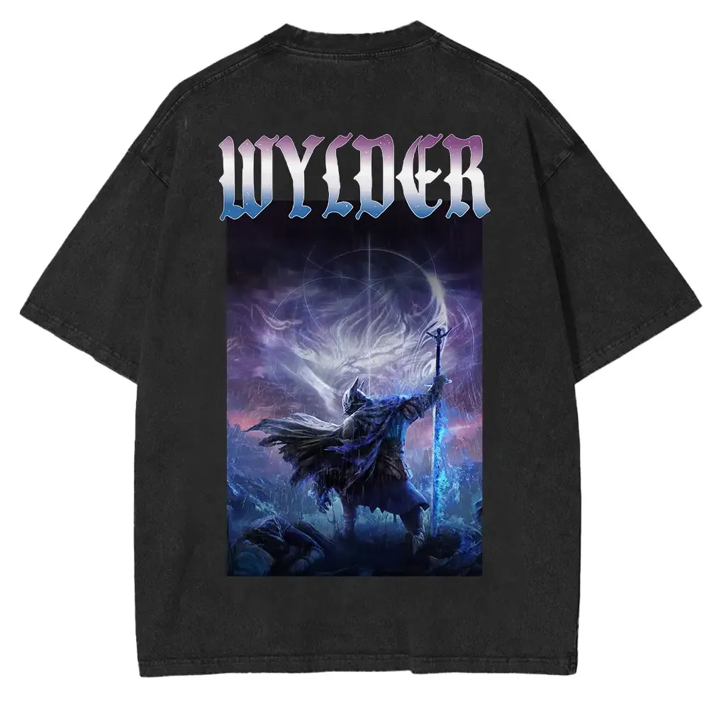 Elden Ring Night Rein Vintage Unisex Washed T-Shirt