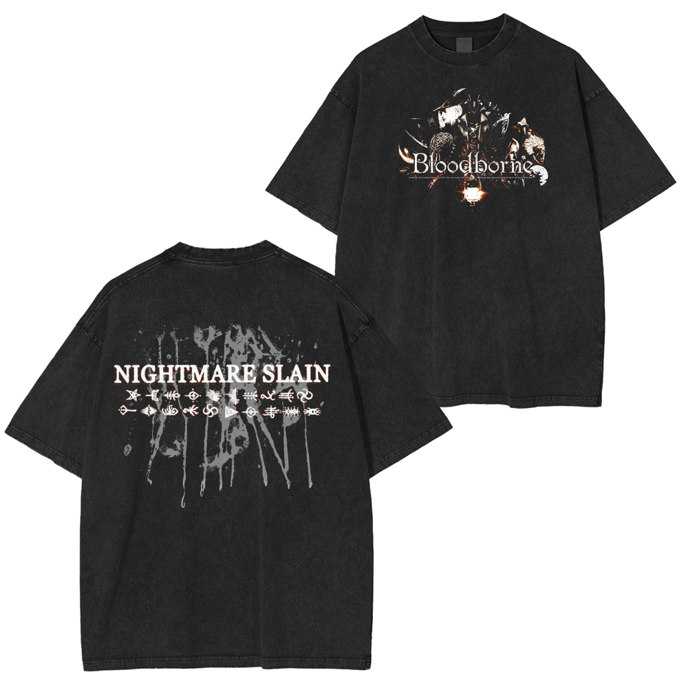 bloodborne the old hunters  Unisex Washed T-Shirt