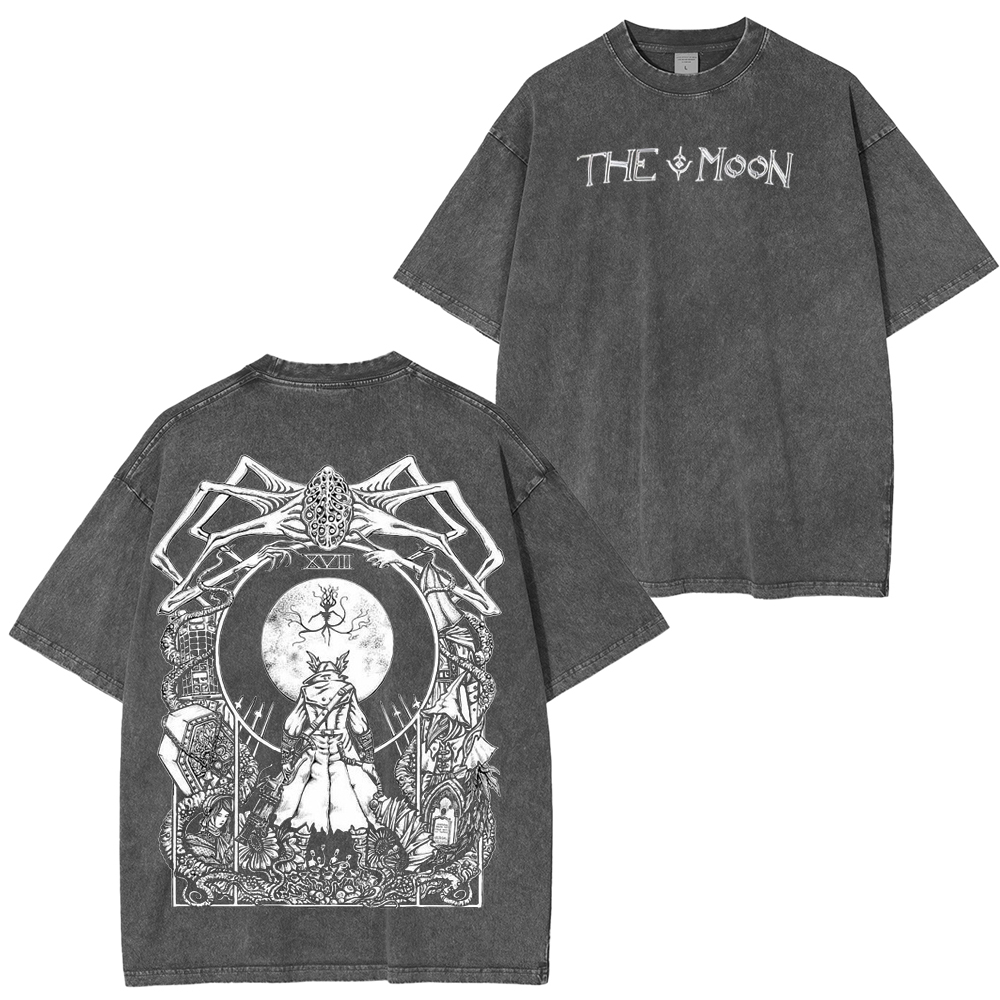 Portgas D. Ace x One Piece Anime Double Printed Vintage Unisex Washed