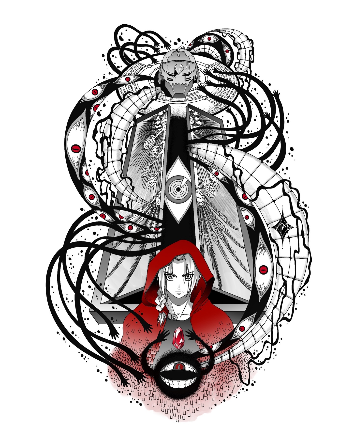 Fullmetal Alchemist Unisex Washed T-Shirt