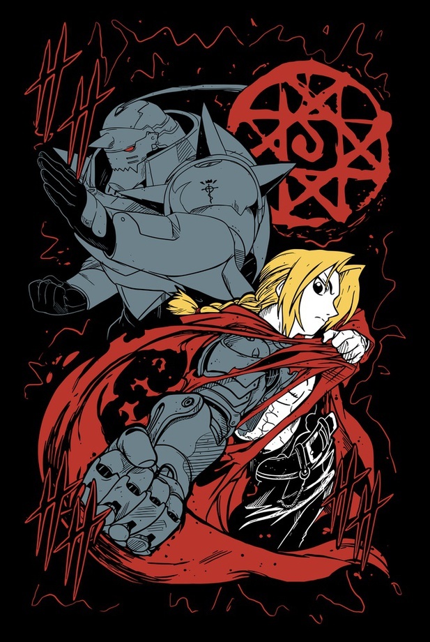 Alphonse Elric x Fullmetal Alchemist Brotherhood Anime Unisex Washed T-Shirt
