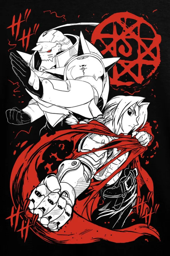 Alphonse Elric x Fullmetal Alchemist Brotherhood Anime Unisex Washed T-Shirt