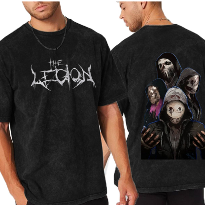  The Legion Dead by Daylight Horror Unisex Washed T-Shirt