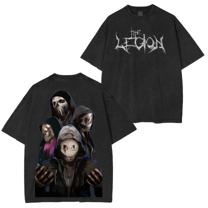  The Legion Dead by Daylight Horror Unisex Washed T-Shirt