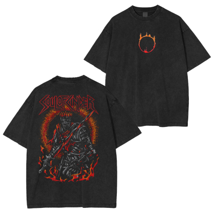 Soul of Cinder – Dark Souls Retro Washed T-Shirt