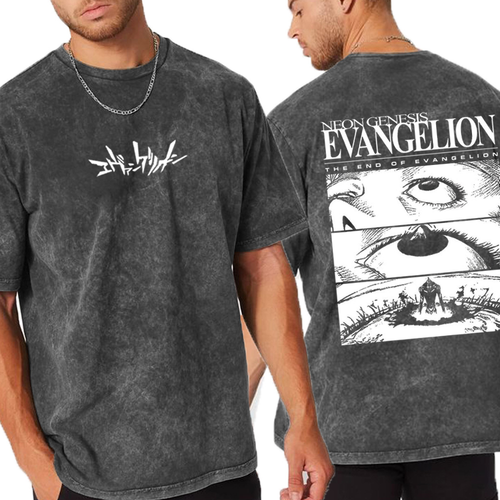 End of Evangelion Drip Is RealRetro Eye Washed T-Shirt