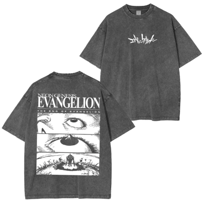 End of Evangelion Drip Is RealRetro Eye Washed T-Shirt