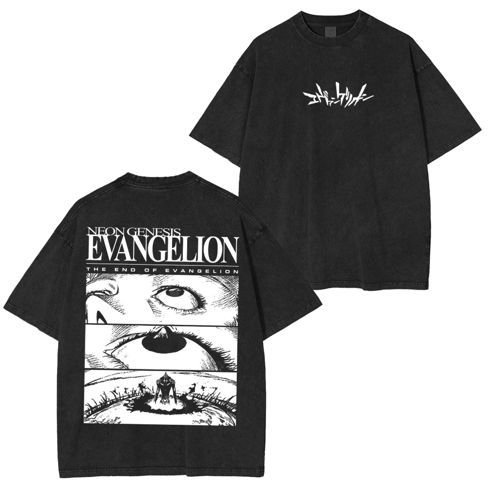 End of Evangelion Drip Is RealRetro Eye Washed T-Shirt