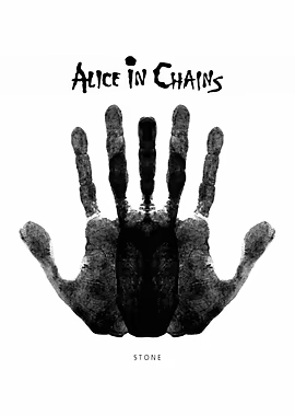 Alice in Chains - Stone Album Unisex Washed T-Shirt