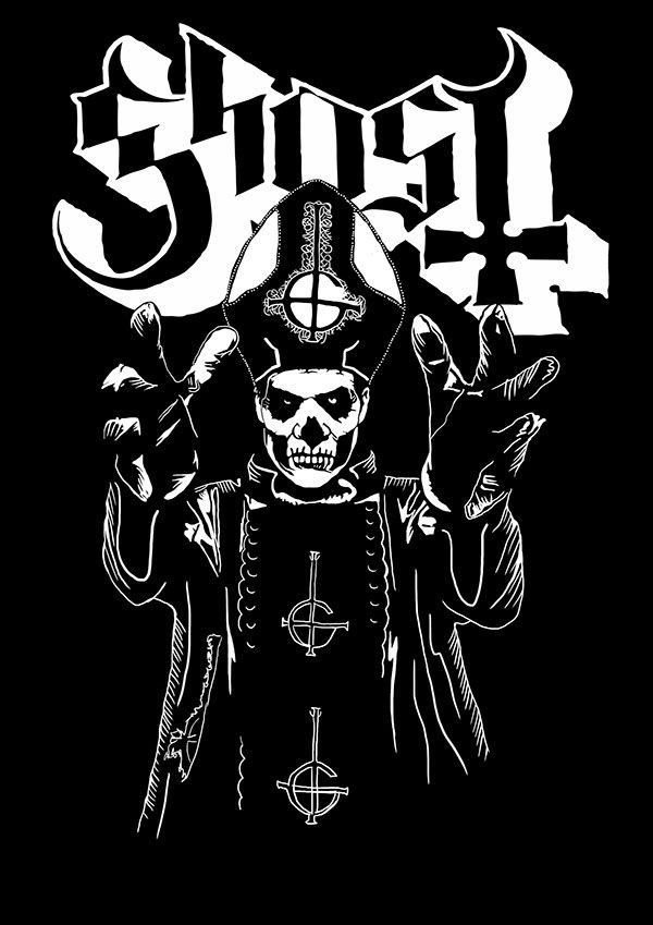 Limited Edition Ghost Papa Emeritus IV Unisex Washed T-Shirt