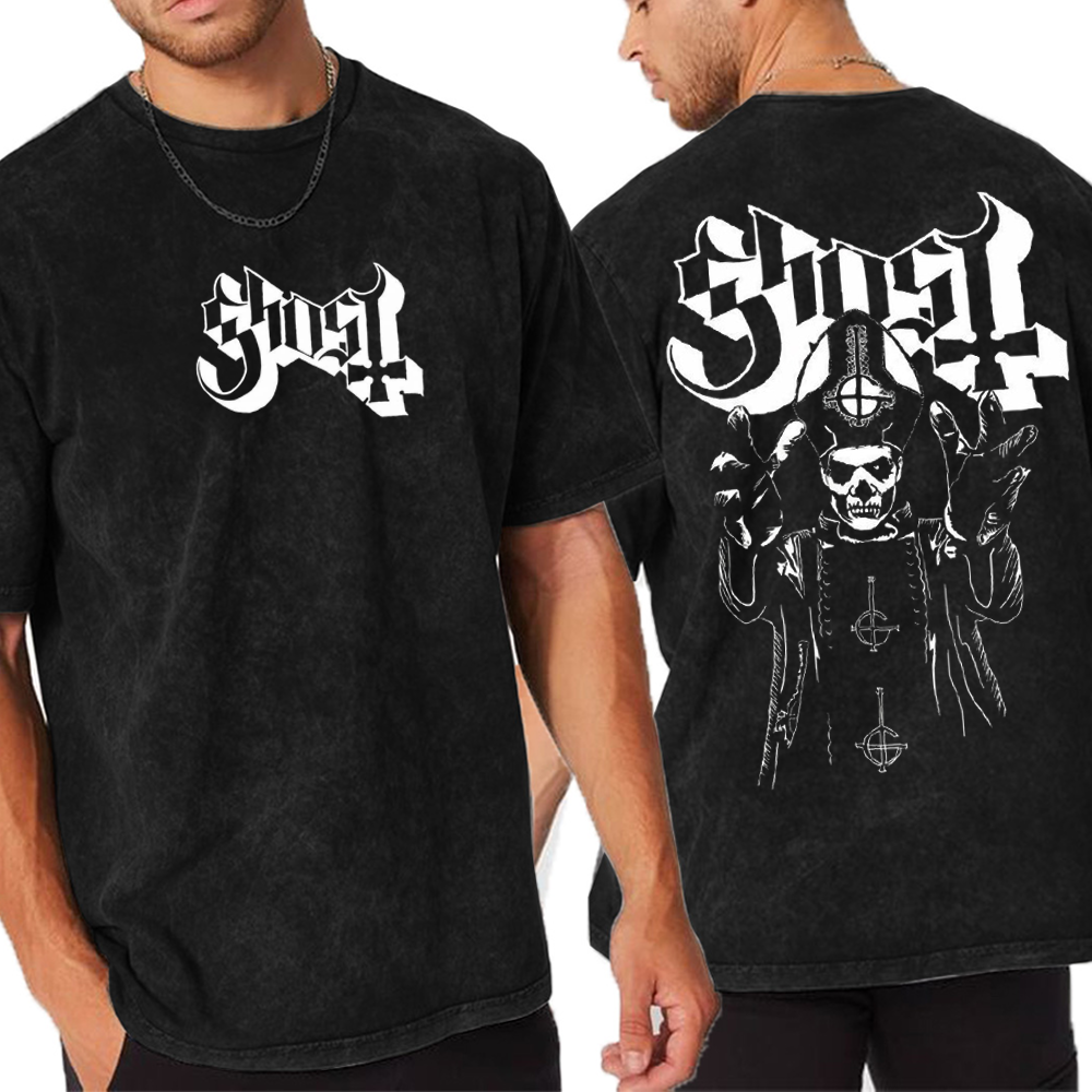 Limited Edition Ghost Papa Emeritus IV Unisex Washed T-Shirt