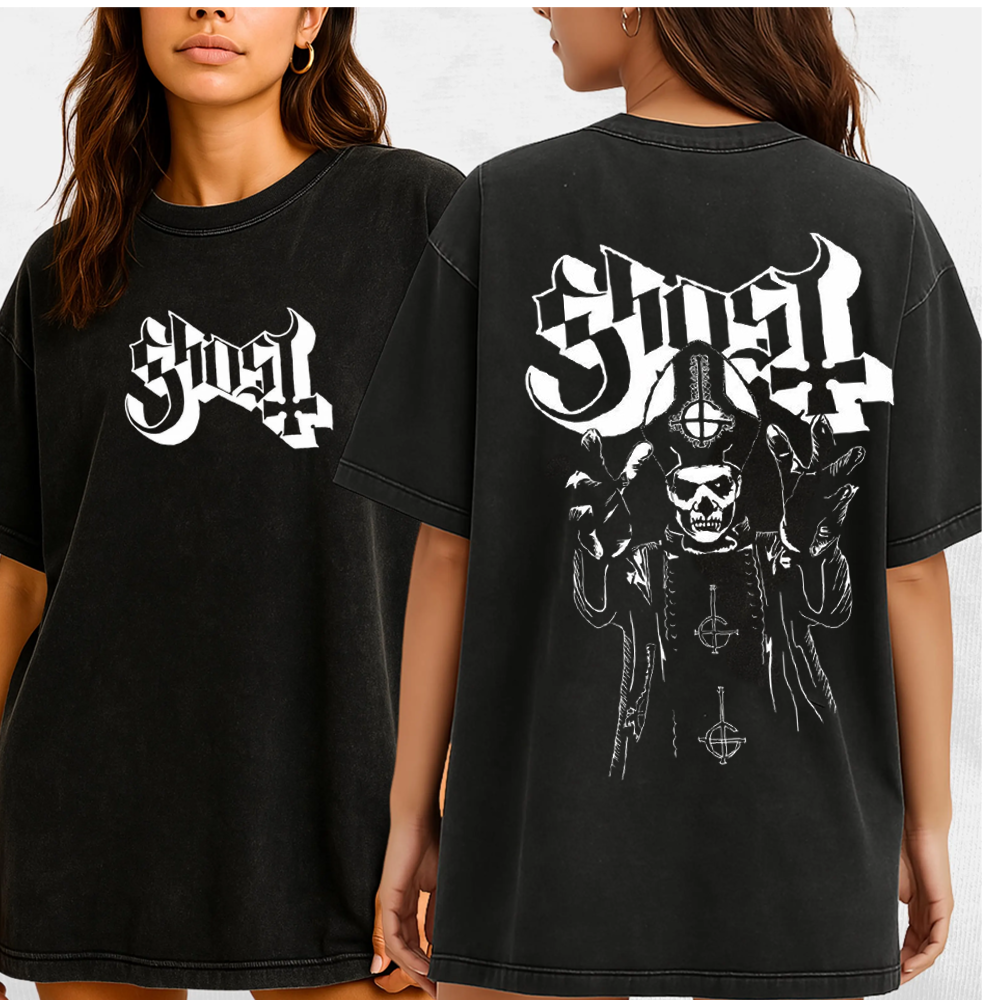 Limited Edition Ghost Papa Emeritus IV Unisex Washed T-Shirt