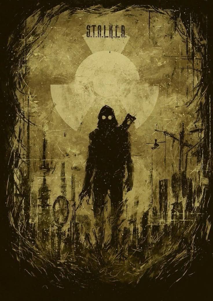 S.T.A.L.K.E.R vintage Unisex Washed T-Shirt