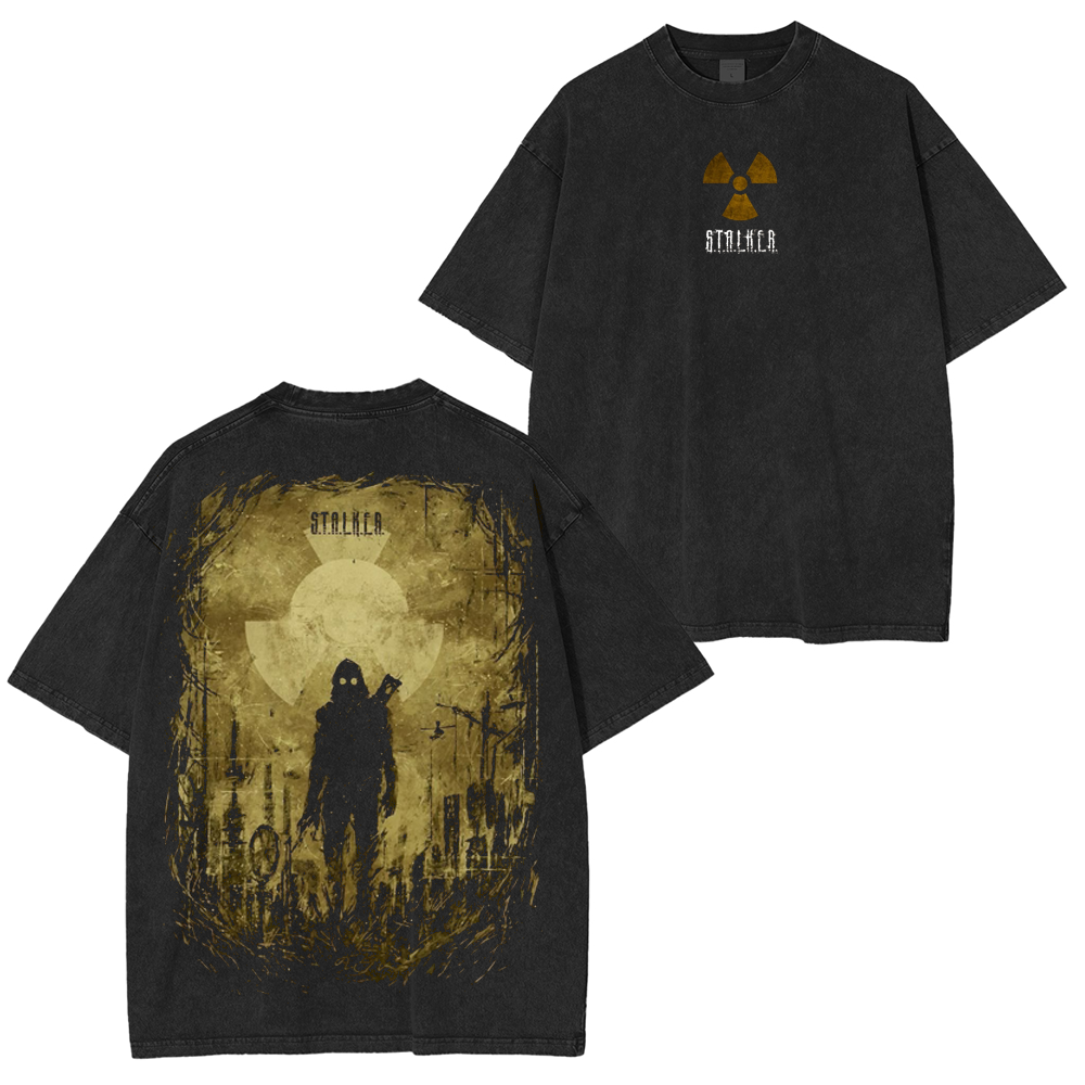 S.T.A.L.K.E.R vintage Unisex Washed T-Shirt