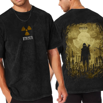 S.T.A.L.K.E.R vintage Unisex Washed T-Shirt