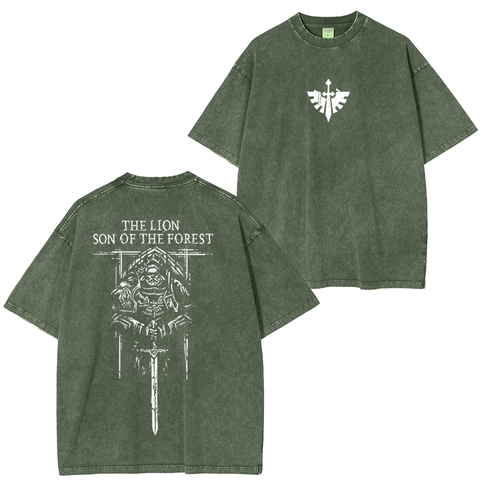 Angron Warhammer Unisex Washed T-Shirt