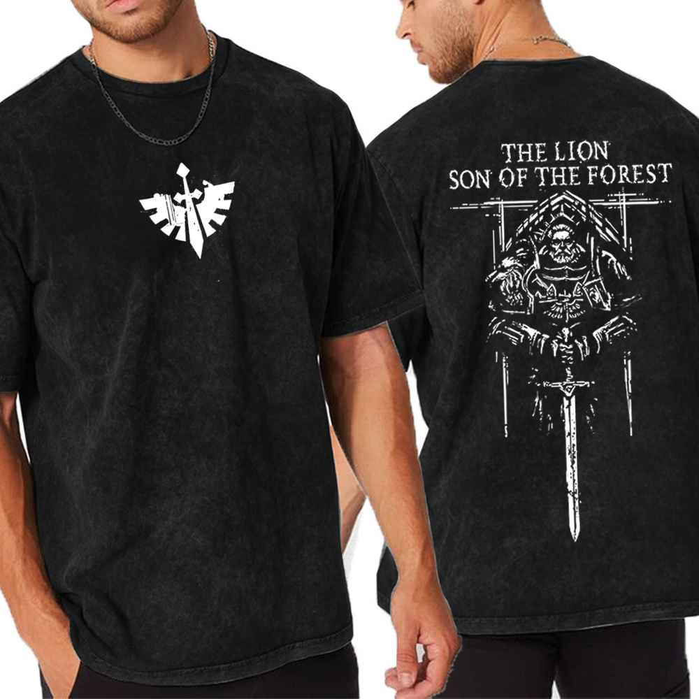 Angron Warhammer Unisex Washed T-Shirt