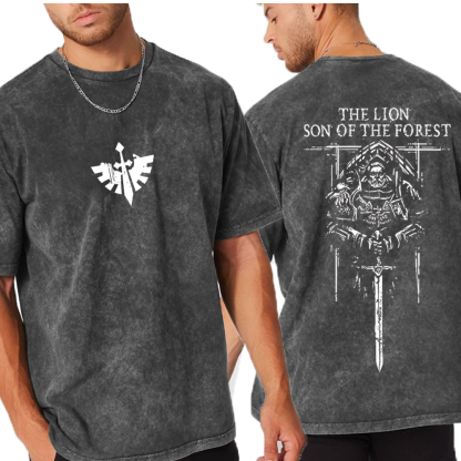 Angron Warhammer Unisex Washed T-Shirt