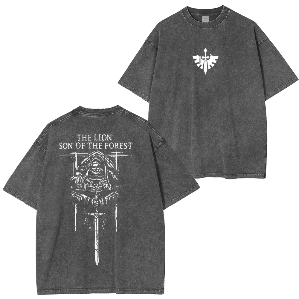 Angron Warhammer Unisex Washed T-Shirt