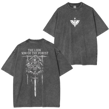 Angron Warhammer Unisex Washed T-Shirt