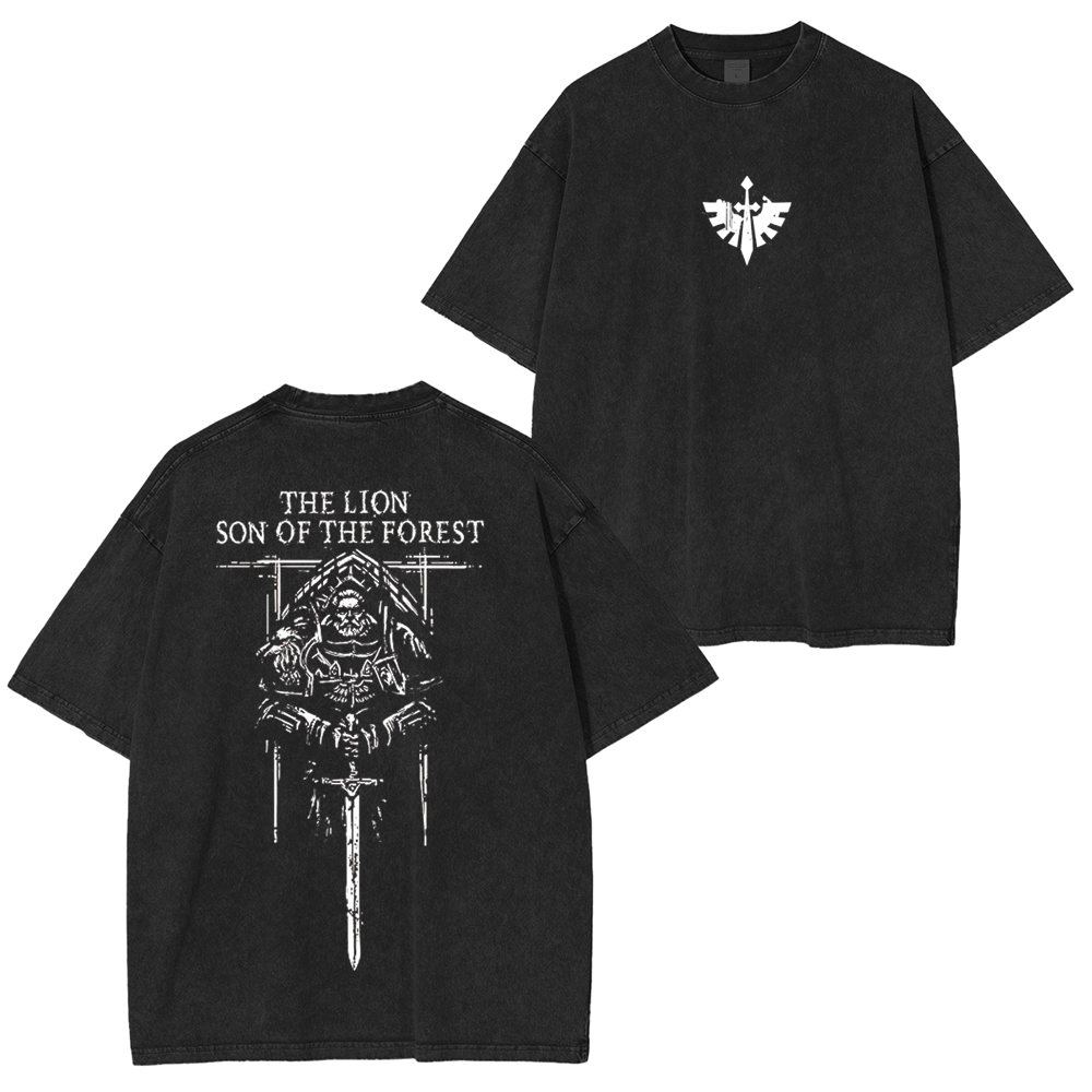 Angron Warhammer Unisex Washed T-Shirt
